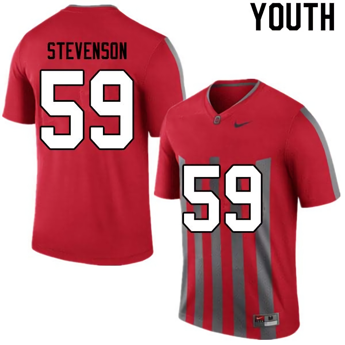 Zach Stevenson Ohio State Buckeyes Youth NCAA #59 Nike Retro College Stitched Football Jersey XIU8856QT